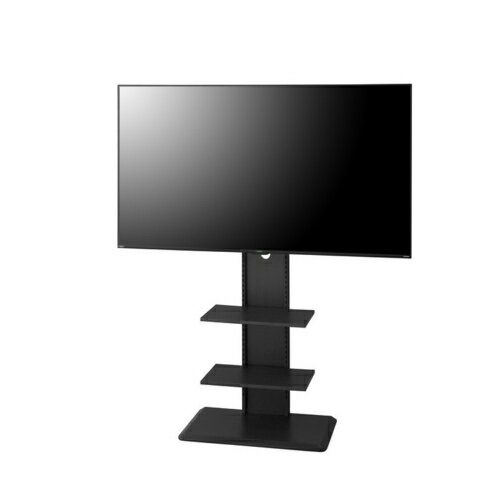 アイリスオーヤマ(Iris Ohyama) UTS-700R-B ブラックオーク スタンドテレビ台 幅70cm VESA対応 高さ13段階 65V対応