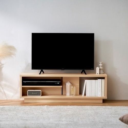 アイリスオーヤマ(Iris Ohyama) OTS-100SR ナチュラル オープンテレビ台 スタンダードタイプ 幅100cm 45V対応 [3]