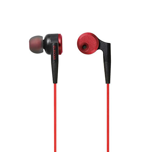 Headband Type - エレコム(ELECOM) EHP-GB100ARD レッド カナル型 ステレオヘッドホン Grand Bass