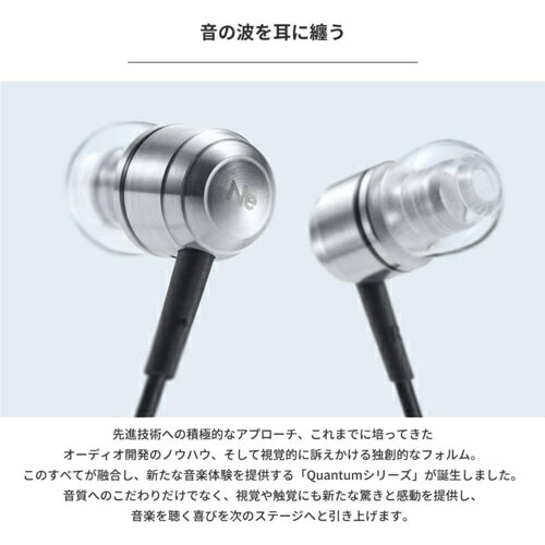 ラディウス(radius) HP-Q50CS(シルバー) 有線イヤホン USB-C ステンレススチール採用 ハイレゾ対応