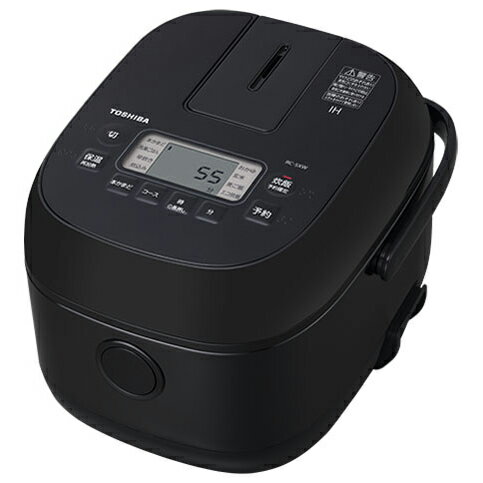 Ih - 3 People - 東芝(TOSHIBA) RC-5XW-K ブラック IH炊飯器 3合