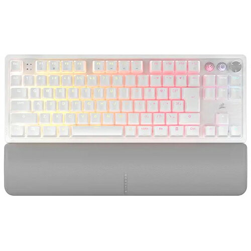 コルセア(Corsair) CH-911921G-JP Kラピッドトリガー付き K70 PRO TKL 高性能ホール効果プログラム可能ゲーミングキーボード - ホワイト JP(2.0)