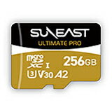 SUNEAST(サンイースト) SE-MSDU1256B185 SUNEAST ULTIMATE PRO GOLD microSDXCカード 256GB