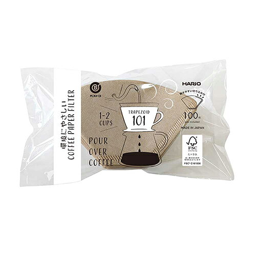 ベストコ MA-441 ブラウン 環境にやさしいコーヒー ペーパー フィルター 101 1-2杯用 100枚入 onesmart-10178443 ワンズマート楽天市場店 サンプル画像2