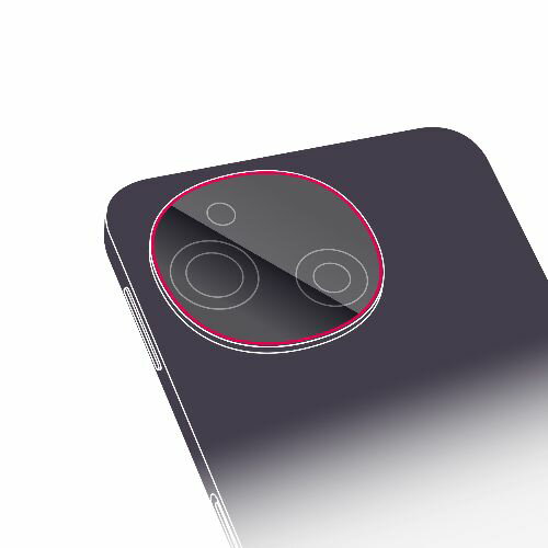 エレコム(ELECOM) PM-S244FLLG AQUOS sense9 SH-53E用 レンズカバー カメラ保護 ガラスフィルム 高透明 強化ガラス 表面硬...