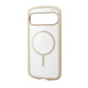 エレコム(ELECOM) PM-P242TSFCMWH1(ホワイト) Google Pixel 9用 ケース ハイブリッド 衝撃吸収 軽量 薄型 カメラレンズ保護設計 磁力装着ワイヤレス充電可(2)