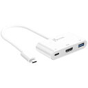 ジェイファイブ クリエイト JCA379-MT USB-C to PD+HDMI+USB 3in1 マルチアダプター