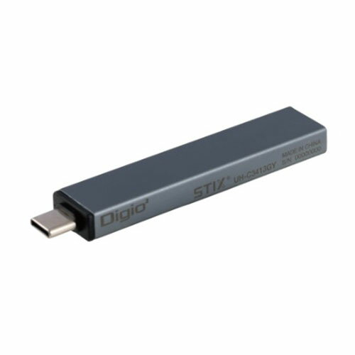 ナカバヤシ UH-C3413GY(グレー) ミニマムアルミハブ Type-C 3ポート変換ハブ ナカバヤシ UH-C3413GY(グレー) ミニマムアルミハブ Type-C 3ポート変換ハブ