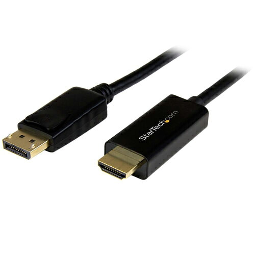 ■最大表示解像度4K 30Hzに対応した驚異のビデオ画質■コンパクトな1mのアダプタケーブルでケーブル回りをすっきり■プラグアンドプレイ式ケーブルアダプタDP2HDMM1MB種類：ケーブルコネクタ形状　DisplayPort(20ピン)　HDMI(19ピン)ケーブル長：1m外形寸法：幅21x高さ12x奥行1010mm質量：57gメーカー保証：2年付属品：DisplayPort - HDMI変換アダプタケーブル
