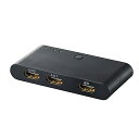 エレコム(ELECOM) DH-SW21BK HDMI切替器 2ポート 入力:2 出力:1(2)