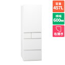 【標準設置料金込】【長期5年保証付】パナソニック(Panasonic) NR-E46HV2-W(パールホワイト) 5ドア冷蔵庫 右開き 457L 幅600mm(2)