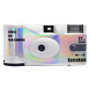 ヴェトロカム(Vetrokam) SUC-NB400/27 レンズ付きフィルム 丸ひもストラップ付(ブラックorベージュ1点付属)27枚撮り フラッシュ付き