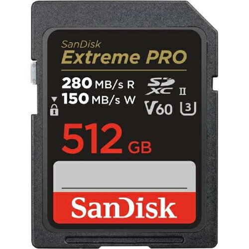 SanDisk(サンディスク) SDSDXEP-512G-JNJIP エクストリーム プロ SDXC UHS-IIカード 512GB SanDisk(サンディスク) SDSDXEP-512G-JNJIP エクストリーム プロ SDXC UHS-IIカード 512GB