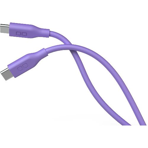 CIO(シーアイオー) CIO-SL30000N2-CC05-PP(パープル) CIO シリコンケーブルN2 CtoC 240W 0.5m