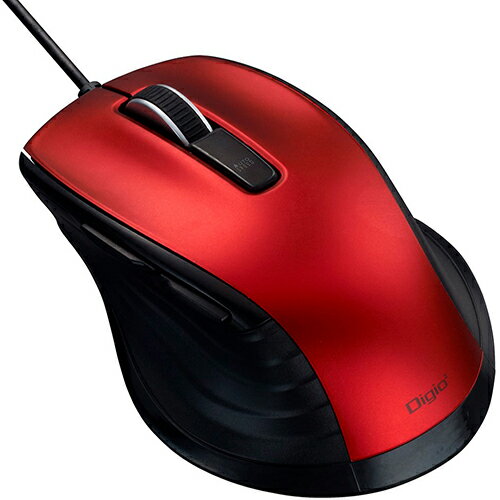 ナカバヤシ MUS-UKF227R レッド F_line 有線静音5ボタンBlueLEDマウス MUSUKF227R(2.0)