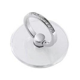 エレコム(ELECOM) P-STRGSSV シルバー スマホリング STICKER TYPE &me スマホ 各種対応