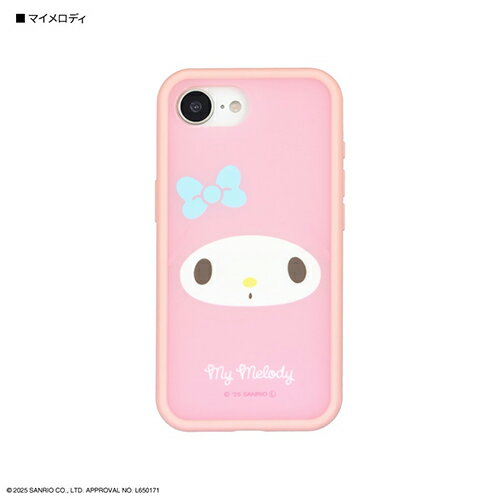 グルマンディーズ(gourmandis) SANG-511MM マイメロディ iPhone16e対応ケース プロテクトジャケット サンリオキャラクターズ IIIIfit プランプフレーム