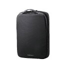 エレコム(ELECOM) ZSB-IBPRVL13BK(ブラック) パソコンケース 13.3インチ ハンドル付 縦型 PCバッグ 衝撃吸収 ダブルファスナー ZEROSHOCK(2)