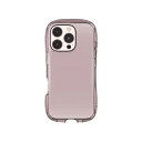 グルマンディーズ(gourmandis) GMD30LPK(ライトピンク) iPhone 16 Pro 3LENS model対応クリスタルクリアケース