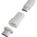 CIO(シーアイオー) CIO-MGCT-I-CC-WH(ホワイト) USB-C マグネット変換アダプタ ストレート