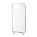 エレコム(ELECOM) PM-A25SHVCKSHCR(クリア) iPhone 16e ケース ハイブリッド カバー 衝撃吸収 カメラレンズ保護設計 ショルダーストラップホール付(2)