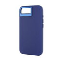 エレコム(ELECOM) PM-A25SHVSCSTNV(ネイビー) iPhone 16e ケース ハイブリッド シリコン カバー 磁力吸着ワイヤレス充電対応 ...
