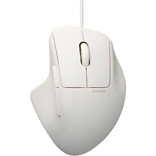 Ball Type Mouse - エレコム(ELECOM) M-SH31UBSKWH ホワイト 有線7ボタンマウス チルトホイール付 Sサイズ