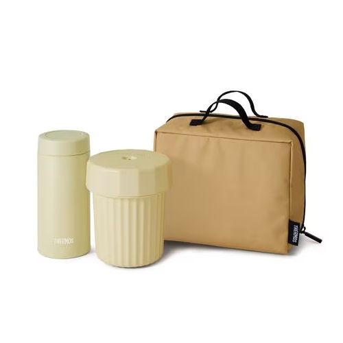 Lunch Boxes - サーモス(THERMOS) JEC1000BE ベージュ ヌードルコンテナー 0.36L