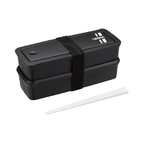 サーモス(THERMOS) DJS-981W-BKSL ブラックシルバー フレッシュランチボックス