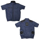 サンコー(Thanko) 圧倒的に冷える冷蔵服4 2025年モデル 半袖タイプ ネイビー 3L(胸囲126cm 肩幅50cm 着丈70cm) USB給電 TKWE25SNV3L