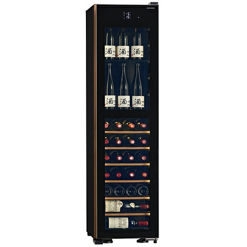 さくら製作所 GX50DM525-RH-B ブラック タワー型セラー 133L 右開き IoT対応 氷温 M5 FULL COVER CELLAR 冷気強制循環式
