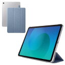 エレコム(ELECOM) TB-A25MWVBG(ブルーグレー) iPad Air ケース 11インチ (M3/M2) 10.9インチ 第5/第4世代 フラップ 2アングル スタンド 軽量