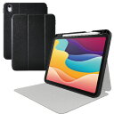エレコム(ELECOM) TB-A25RSABK(ブラック) iPadケース 11インチ(A16)/10.9インチ 第10世代 マグネット式フラップ Apple Pencil収納 フリーアングル