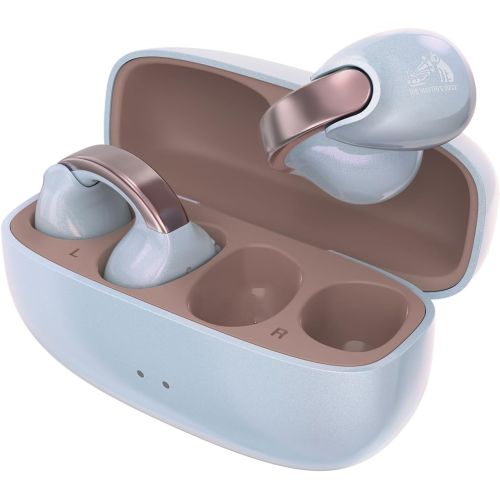 Victor HA-NP1T-AN Eternal Blue Premium Color True Wireless Earphones, Ear Cuff Style, Accessory-like Earphones
