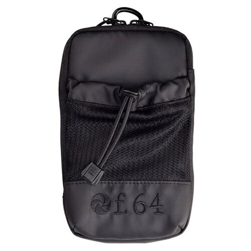 Delsey - エツミ VF64SP-1CBK カーボンブラック f.64 スリム型スマートポーチ 内寸 約 ：W110×H180×D20mm VF64SP1CBK
