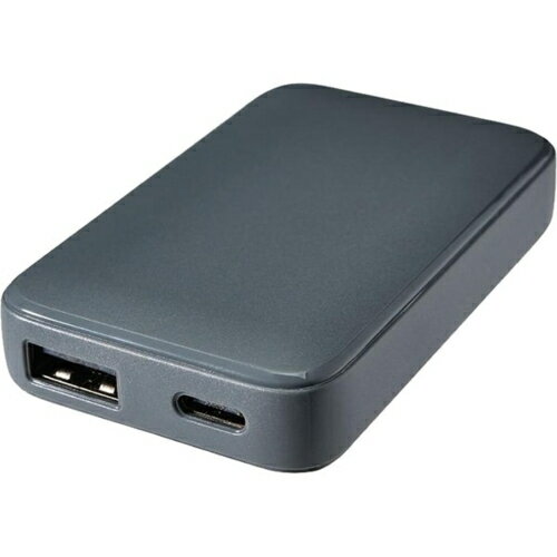 エルパ(ELPA) UC-23B-GY グレー USB急速充電器 フラットUSBアダプター PD 30W USB Aポート×1 Cポート×1