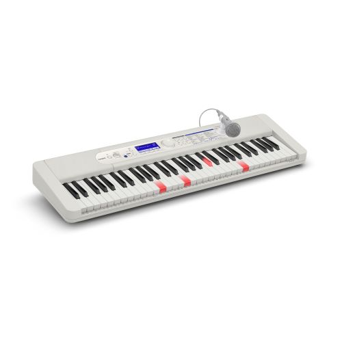CASIO(カシオ) LK-540WE ホワイト Casiotone 光ナビゲーションキーボード 61鍵盤 200曲内蔵 選べる充実のダウンロード曲