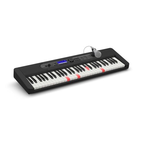 CASIO(カシオ) LK-540BK ブラック Casiotone 光ナビゲーションキーボード 61鍵盤 200曲内蔵 選べる充実のダウンロード曲