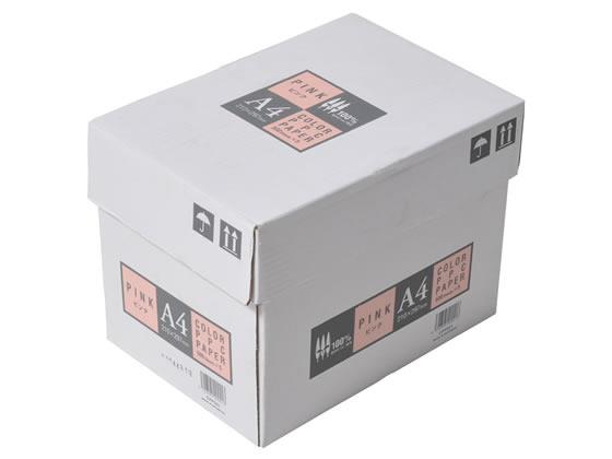 1．100％植林木パルプを使用したカラーコピー用紙2．紙に厚みがあり、裏写りしにくい70g／m2仕様3．100％植林木パルプ使用4．普通紙FAX、インクジェットプリント、コピー、レーザープリンター対応。●サイズ：A4●色：ピンク●坪量：70g／m2●紙厚：93μm●普通紙FAX、インクジェットプリント、コピー、レーザープリンター対応●注文単位：1箱（500枚×5冊）●蓋式の外箱は文書保存箱としてもお使いいただけます。※メーカーの都合により、パッケージ・仕様等は予告なく変更になる場合がございます。チラシやメニュー、大切なお知らせの印刷に最適！
