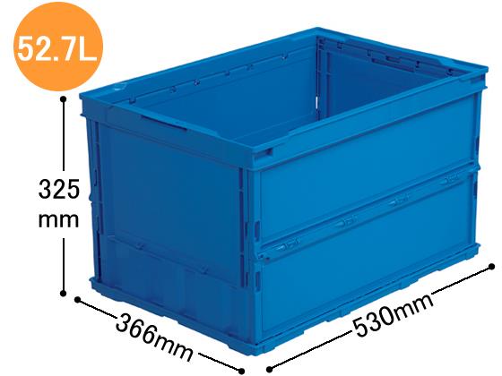 【代引不可商品】仕入先よりお客様宅へ直送手配いたします商品です。そのため代引きは対応致しかねます。●組立寸法（外寸）：幅530×奥行366×高さ325mm●有効内寸法：幅493×奥行335高さ311mm●重量：1860g●最大積み重ね段数：7段●許容内容物重量：10kg●積載荷重：100kg　