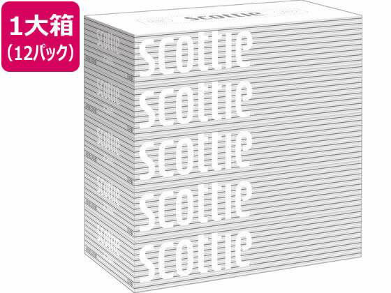 Tissue （Box） - クレシア スコッティ ティッシュ 200組 5箱×12パック(1ケース)[代引不可]