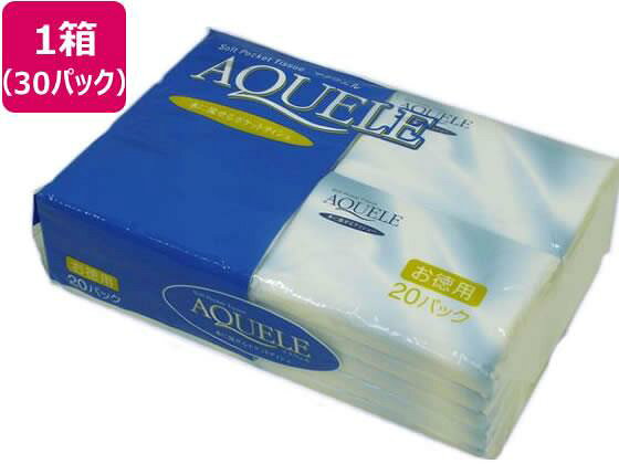 Pocket Tissue - ハヤシ商事 アクウェル水に流せるティシュー10組×20個×30パック[代引不可]