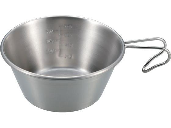 【代引不可商品】仕入先よりお客様宅へ直送手配いたします商品です。そのため代引きは対応致しかねます。キャンプで定番の調理用カップキャンプで定番のシェラカップ。取り皿や調理カップなど様々な用途で使うことができます。●サイズ：230×165×75mm●重量：約230g●素材：ステンレス鋼(クロム18%・ニッケル8%)●容量：1.0L●生産国：日本製※メーカーの都合により、パッケージ・仕様等は予告なく変更になる場合がございます。　