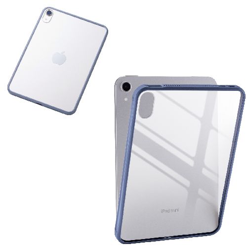 Rakuten - エレコム(ELECOM) TB-A25STSLOBG ブルーグレー iPad mini ケース 8.3インチ A17 Pro /第6世代 耐衝撃 背面クリア