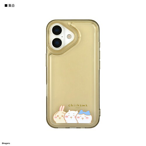 グルマンディーズ(gourmandis) CK-90B 集合 ちいかわ IIIIfit Clear iPhone17 対応 ケース