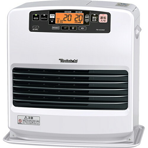 【長期保証付】ダイニチ FW-4325KEW ムーンホワイト 石油ファンヒーター 木造11畳 コンクリート15畳