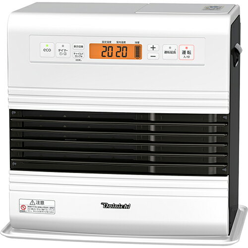 【長期保証付】ダイニチ FW-4725GRW スノーホワイト 石油ファンヒーター 木造12畳 コンクリート17畳