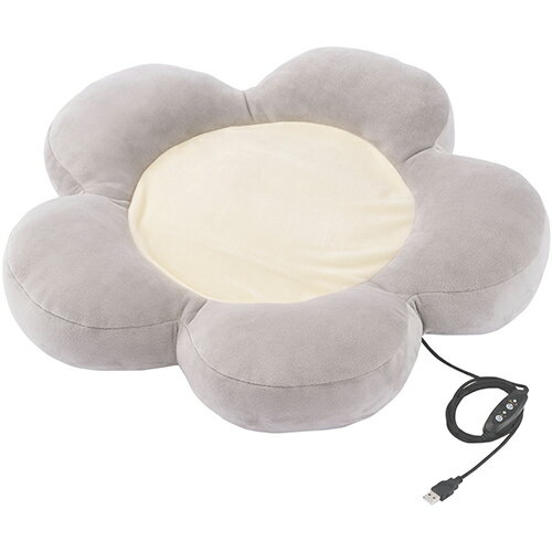 エレコム(ELECOM) PET-HC02GY ブルーグレー ペットヒーター クッション 犬 猫 ベッド・室内・持ち運びO..