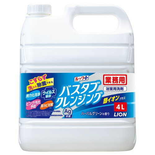 ライオンハイジーン 386528 業務用バスタブクレンジング銀イオン 4L