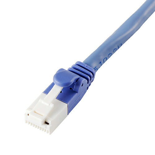 エレコム(ELECOM) LD-GPT/BU015/RS ブルー LANケーブル CAT6 0.15m 短い 短尺 ツメ折れ防止 1Gbps 250MHz ギガビット 有線LAN